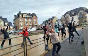 MARCHE NORDIQUE AVEC JORDAN